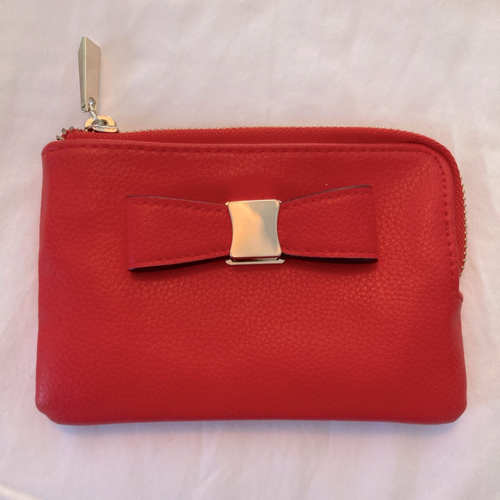 Red Wallet with Key Chain